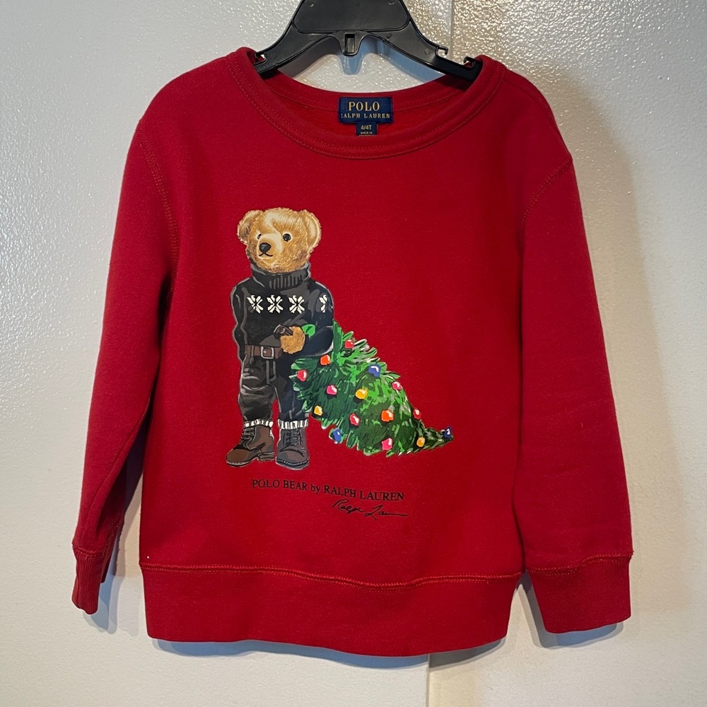 Polo Ralph Lauren Sweater Christmas Holiday Polo Bear